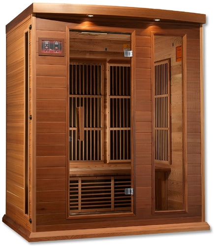 GoldenDesigns MX-K306-01 Red Cedar LEMF Maxxus Far IR Sauna | Image