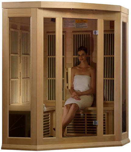 GoldenDesigns MX-K356-01 Hemlock LEMF Maxxus Far IR Sauna (New)