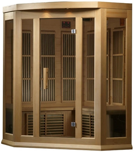 GoldenDesigns MX-K356-01 Hemlock LEMF Maxxus Far IR Sauna (New)