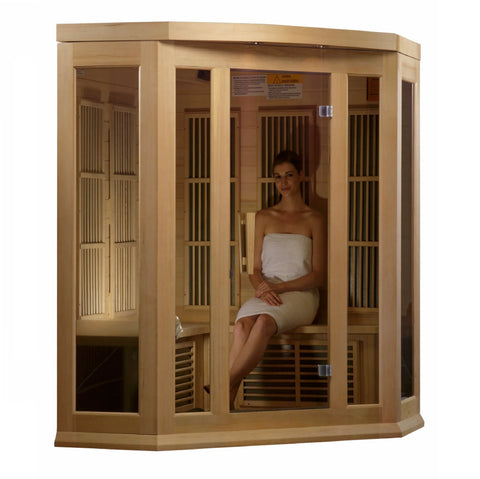 GoldenDesigns MX-K356-01 Hemlock LEMF Maxxus Far IR Sauna (New)