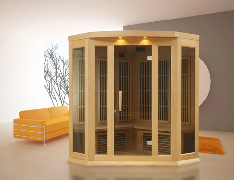 GoldenDesigns MX-K356-01 Hemlock LEMF Maxxus Far IR Sauna (New)