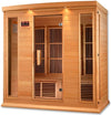 GoldenDesigns MX-K406-01 Hemlock LEMF Maxxus Far IR Sauna (New)