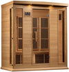 GoldenDesigns MX-K406-01-ZF Hemlock Maxxus 4 Person Near Zero EMF FAR Infrared Sauna | Image