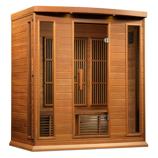 GoldenDesigns MX-K406-01-ZF CED Maxxus 4 Person Near Zero EMF FAR Infrared Sauna (New)
