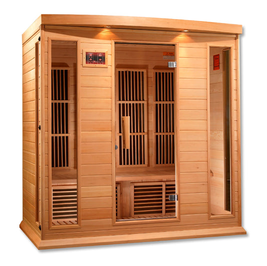GoldenDesigns MX-K406-01 Hemlock LEMF Maxxus Far IR Sauna (New)