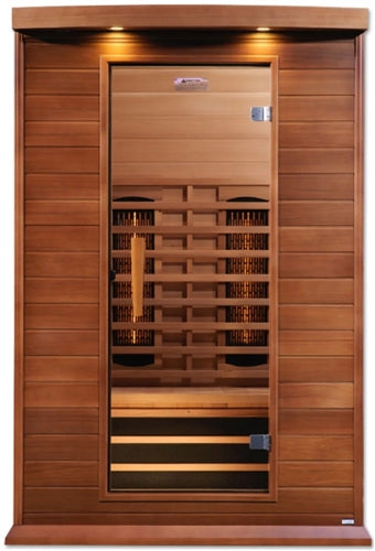 GoldenDesigns MX-M206-01-FS CED Canadian Red Cedar Maxxus 2 Person Full Spectrum Infrared Sauna (New)