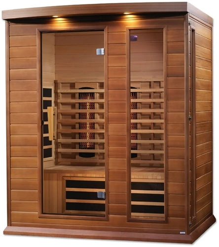 GoldenDesigns MX-M306-01-FS CED Canadian Red Cedar Maxxus 3 Person Full Spectrum Infrared Sauna (New)