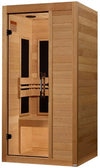 GoldenDesigns S-Line MX-S106-01 Maxxus Low EMF FAR Infrared Sauna Canadian Hemlock (New)