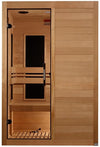 GoldenDesigns S-Line MX-S206-01 Maxxus Low EMF FAR Infrared Sauna Canadian Hemlock (New)