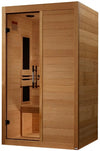 GoldenDesigns S-Line MX-S206-01-ULEMF-Elite Maxxus Ultra Low EMF FAR Infrared Sauna Canadian Hemlock (New)