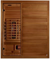 GoldenDesigns S-Line MX-S306-01-FS-PC Maxxus Full Spectrum Infrared Sauna - Pacific Cedar (New)