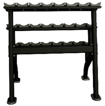 Nautilus Beauty Bell Rack 3 Tier 9NP-R8014-60AAS (New)