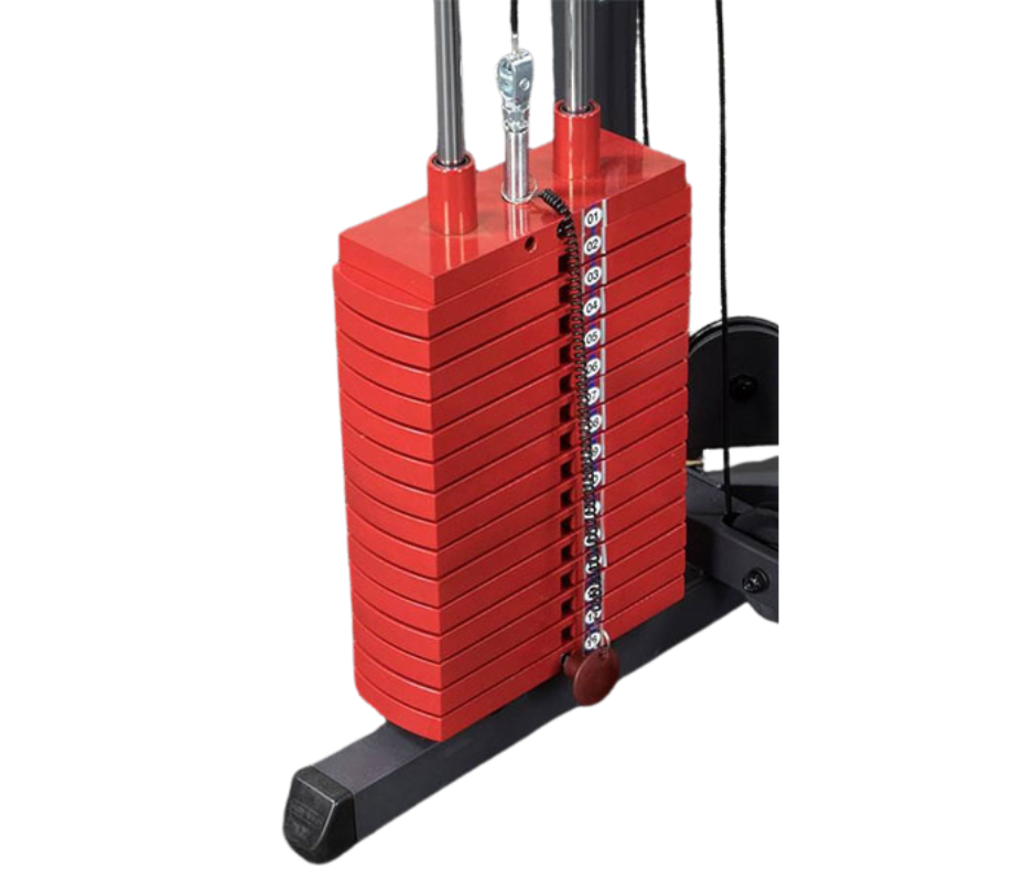 Body Solid HP50 Premium Red 50 lb Weight Stack Plate (New)