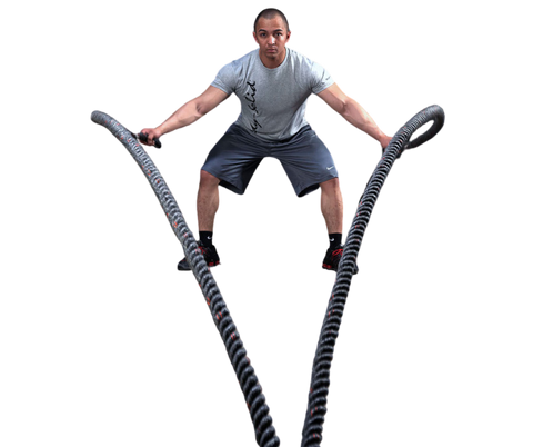 Body-Solid BSTBR1550 Fitness Training Rope 1.5 in. dia. - 50 ft. (New)