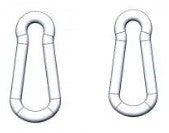 Carabiner Clip (Qty 6)