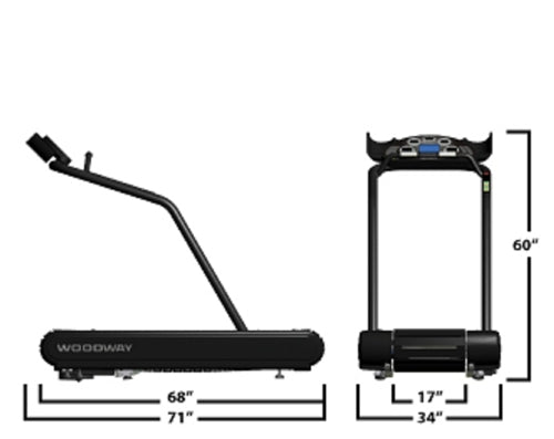 Woodway Mercury Treadmill  (Remanufactured)