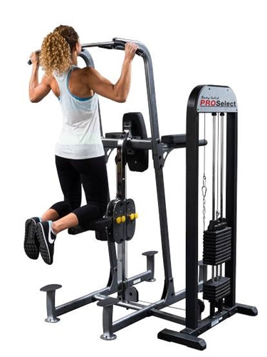 Body-Solid FCD-STK Pro-Select Weight Assisted Chin-Dip Machine (New)