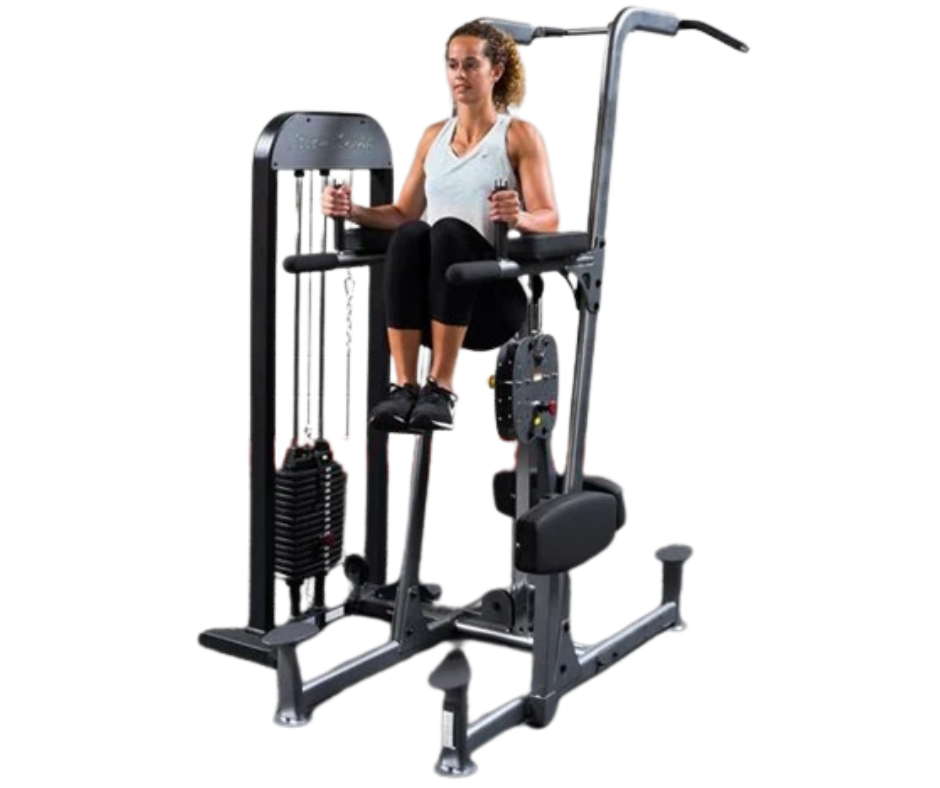Body-Solid FCD-STK Pro-Select Weight Assisted Chin-Dip Machine (New)
