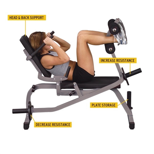 Body-Solid GAB100 Horizontal Ab Crunch Bench (New)