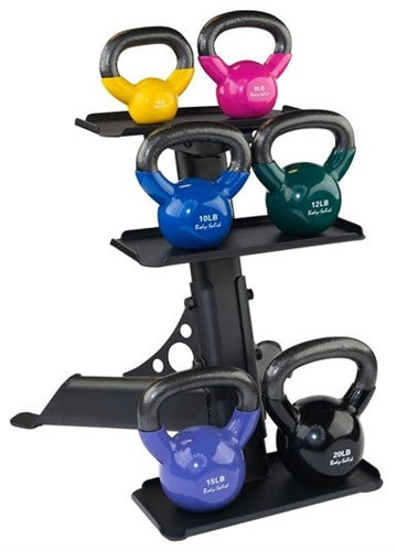 Body Solid GDKR50B 3-Tier Kettlebell Rack (New)