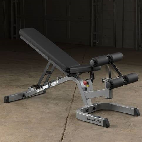 Body-Solid GFID71 Heavy Duty Flat Incline Decline Bench (New)