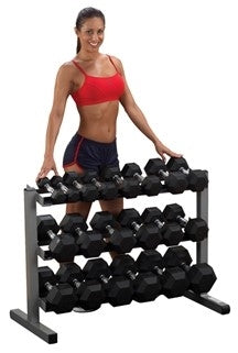 Body Solid GDR363 3 Tier Dumbbell Rack (New)