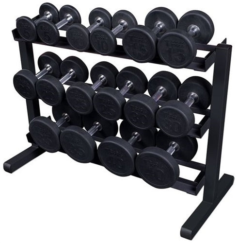 Body Solid GDR363B 3 Tier Dumbbell Rack (New)