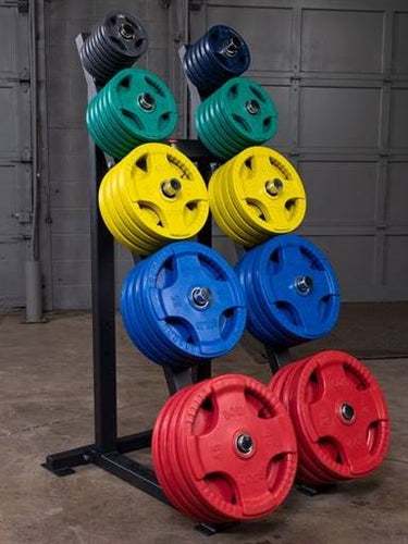 Body Solid GWT76 High Capacity Olympic Plate Rack (New)