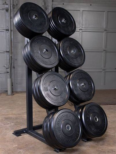 Body Solid GWT76 High Capacity Olympic Plate Rack (New)