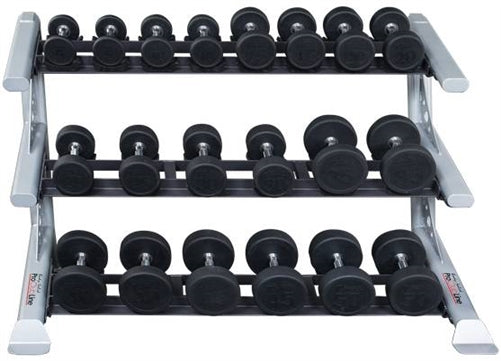 Body Solid SDKR1000SD 3 Tier Saddle Dumbbell Rack (New)