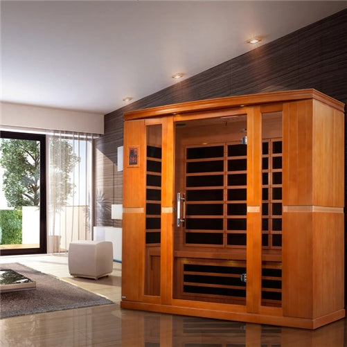 GoldenDesigns DYN-6440-01 Dynamic "Bergamo" Low EMF Far Infrared Sauna (New)