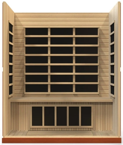 GoldenDesigns DYN-6440-01 Dynamic "Bergamo" Low EMF Far Infrared Sauna (New)