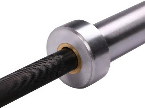 French Fitness 7' (86") Chrome 45 Lb Olympic Bar (New)