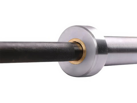French Fitness 7' (86") Chrome 45 Lb Olympic Bar (New)
