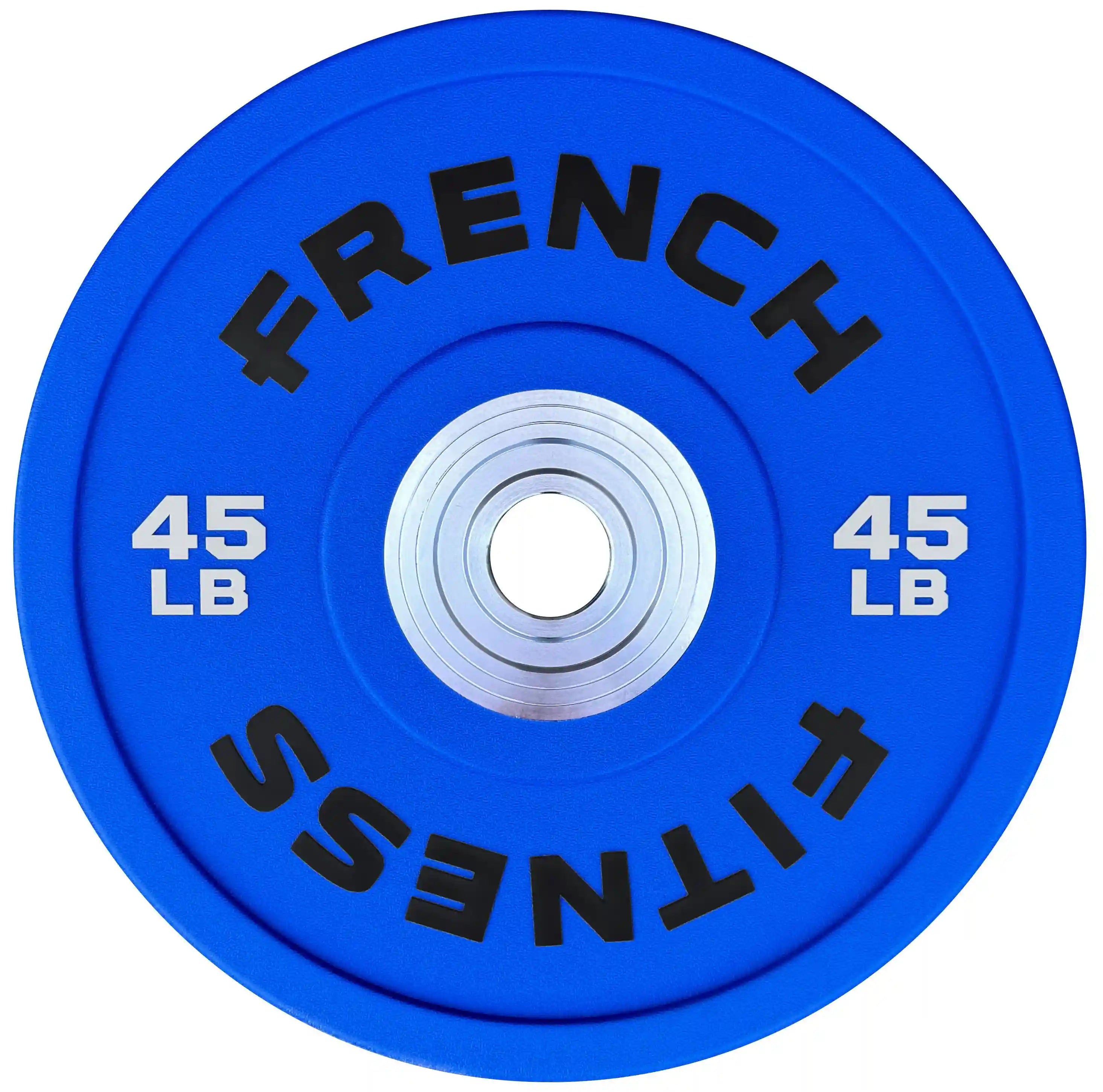 French Fitness Competition Urethane Bumper Plate 350 lb Colored (New)