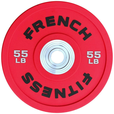 French Fitness Competition Urethane Bumper Plate 340 lb Colored (New)