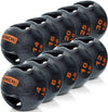 French Fitness Dual Grip Medicine Ball Set of 10 (4 to 30 lbs) Image