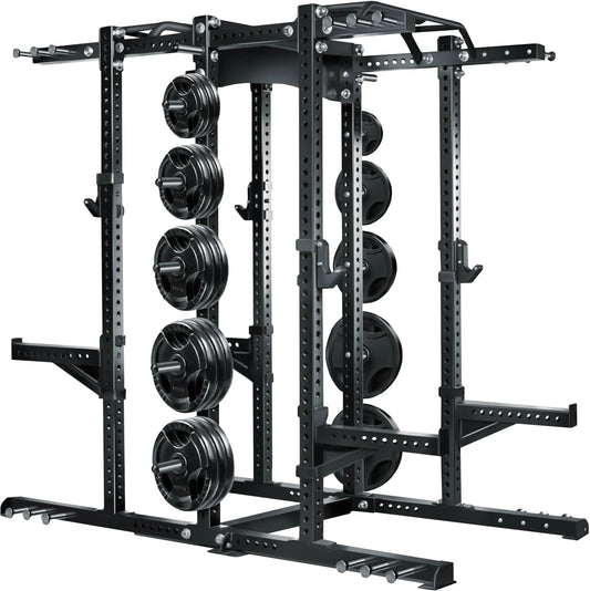 French Fitness DHR80 Double Half Rack / Cage (New)