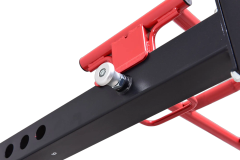 French Fitness Folding Cable Power Rack / Cage, Red/Black (New)