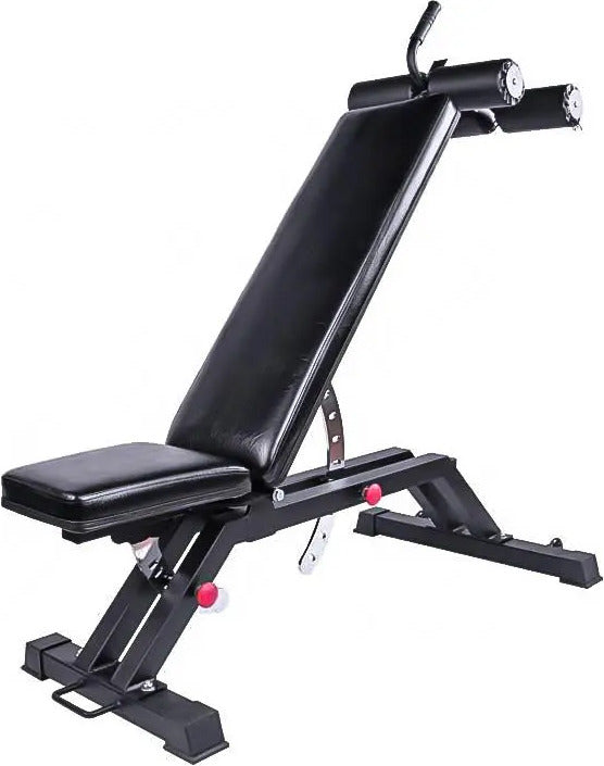 French Fitness Multi Adjustable Bench w/Ab Rollers (New)