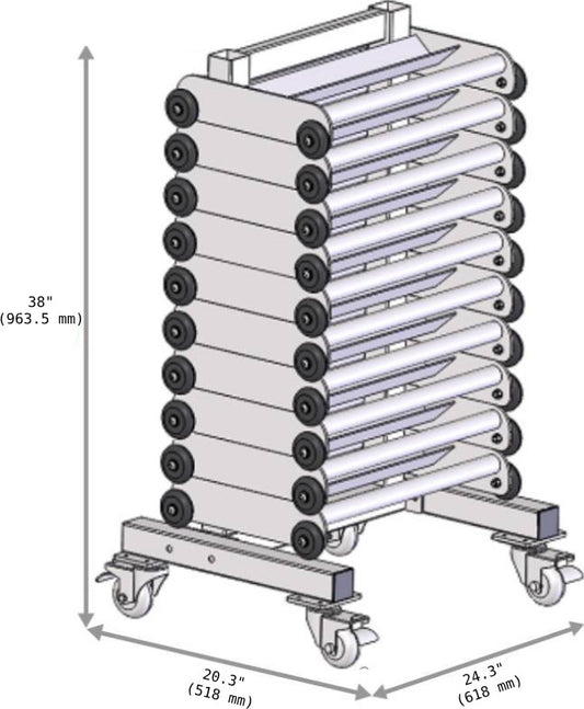 French Fitness Glute Ham Roller Storage Rack (New)