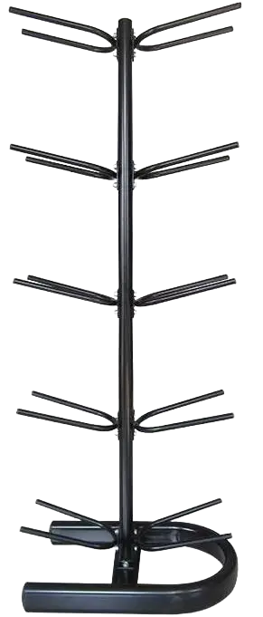 French Fitness 10 Ball Vertical Medicine, Wall & Slam Rack (New)