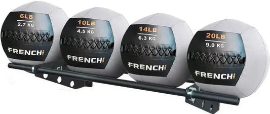 French Fitness MBR4 Wall Mounted Medicine Ball Rack (New)