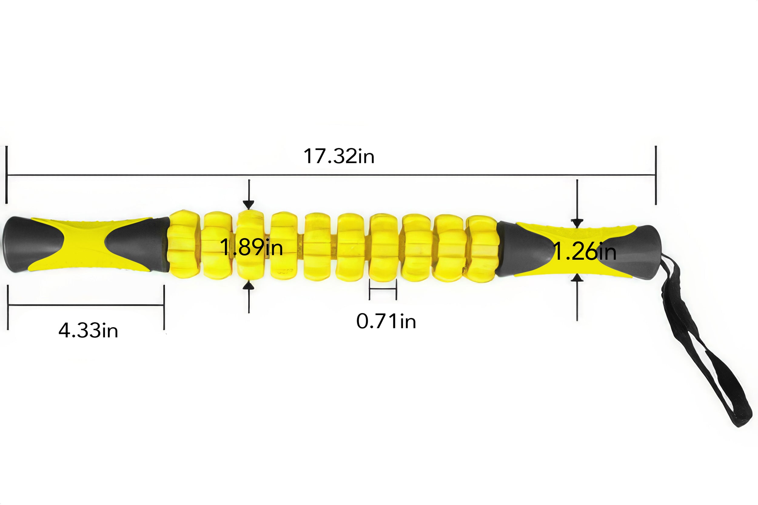 French Fitness Massage Stick Foam Roller (New)