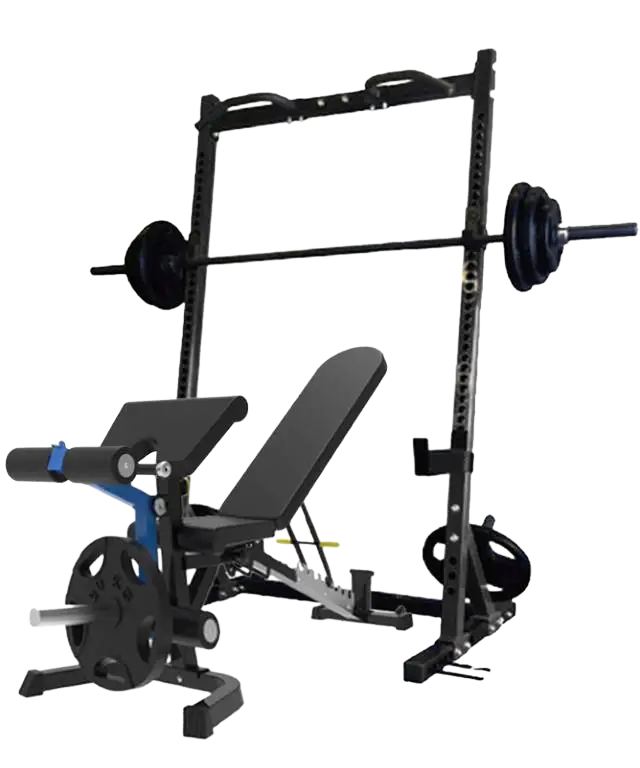 French Fitness BRC10 Multi Bench / Half Rack Combo (New)