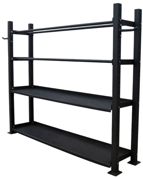 French Fitness 7 ft Combination Universal Storage Rack (New)