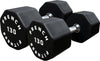 French Fitness Urethane 8 Sided Hex Dumbbell 130 lbs - Single (New)