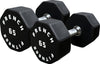 French Fitness Urethane 8 Sided Hex Dumbbell Set, 5-75 lbs (New)