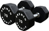 French Fitness Urethane 8 Sided Hex Dumbbell Set, 5-100 lbs (New)