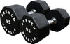 French Fitness Urethane 8 Sided Hex Dumbbell Set, 5-100 lbs (New)